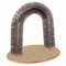 Pet Adobe Self-Grooming Cat Arch with Bristle Ring Brush and Base Groomer, Controlling Healthy Fur and Claws 560876JBM - alternate 5